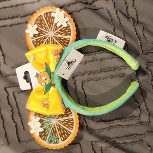 Disney Orange Bird Squeeze Me 2022 Epcot Flower Garden Festival Ears Headband